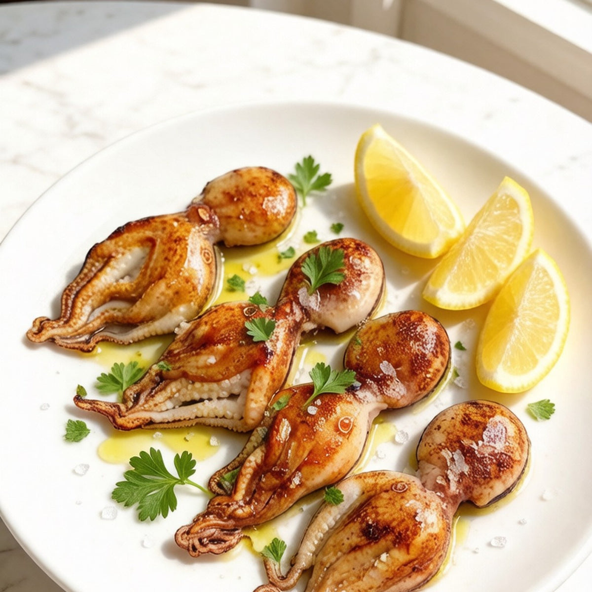 Octopus & crustaceans